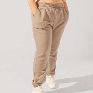 Women's Tan Jogger Pants